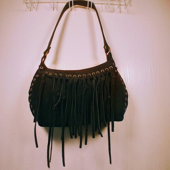 Pretty Lil Faux Suede Fringe Bag - Picture 3 of 8
